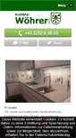 Mobile Screenshot of glasbau-woehrer.at